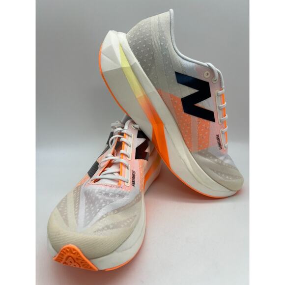 New Balance FuelCell SuperComp Elite v4 White Angora Men\'s Size 12D MRCELCW4 main image 6